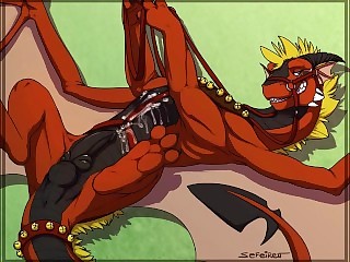 Gay furry dragons